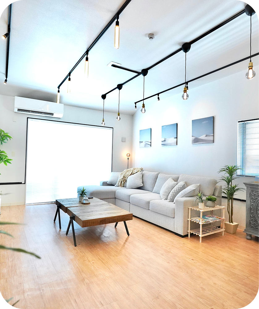 リビングを見る